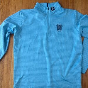 FootJoy Light Blue Golf Pullover